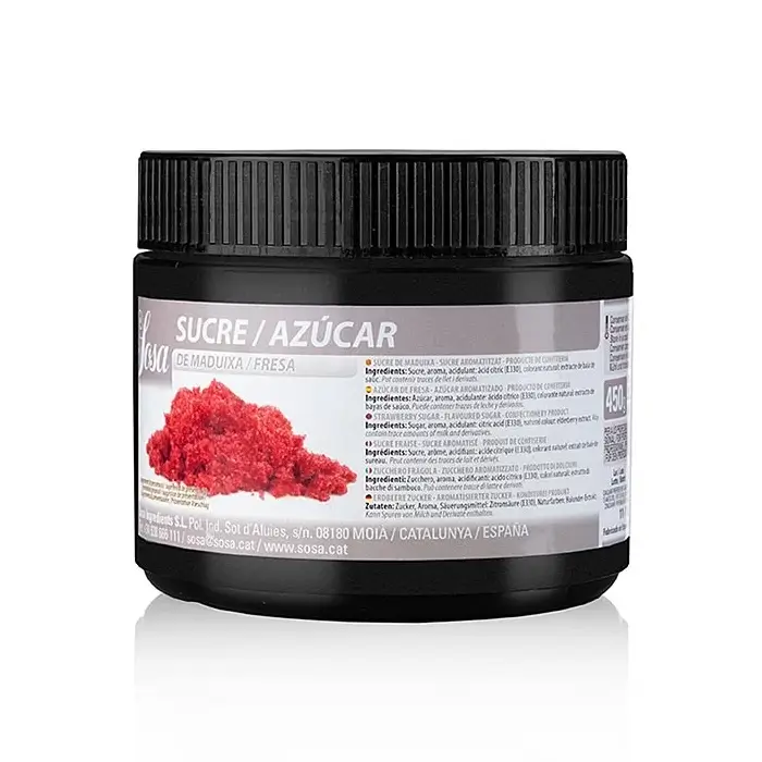 Zahar, Isomalt - Zahar cu Aroma de Capsuni Sosa, 450 g