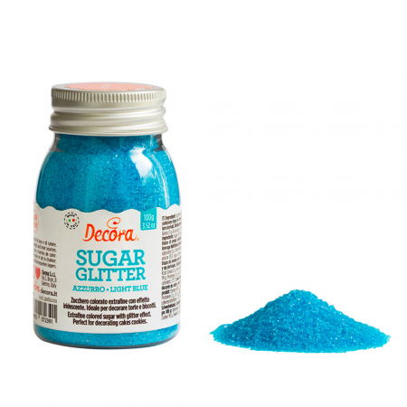 Cristale, Zahar Glitterat - Zahar Glitterat Bleu, 100 g