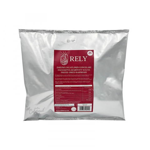Flori, Fructe deshidratate, Liofilizate - Zmeura Liofilizata Granulata, Rely, 500g