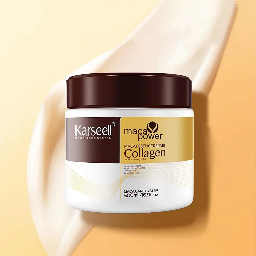 Masca de par Karseell Collagen (EXTRAORDINARA pentru par Degradat,vopsit,uscat) * 500 ml