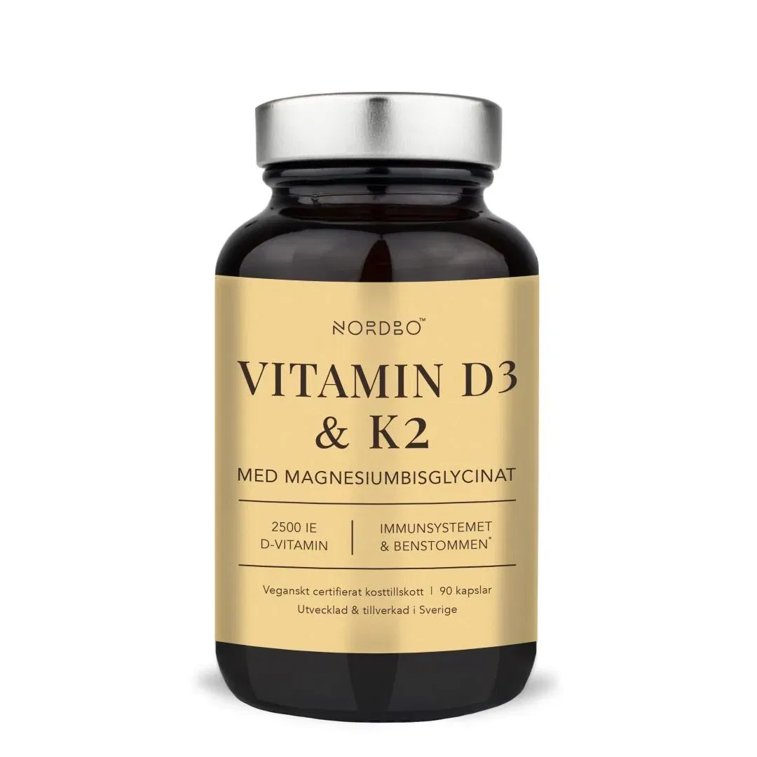 Vitamina D3 (2500UI) & K2 & Magneziu Bisglicinat *90 CPS