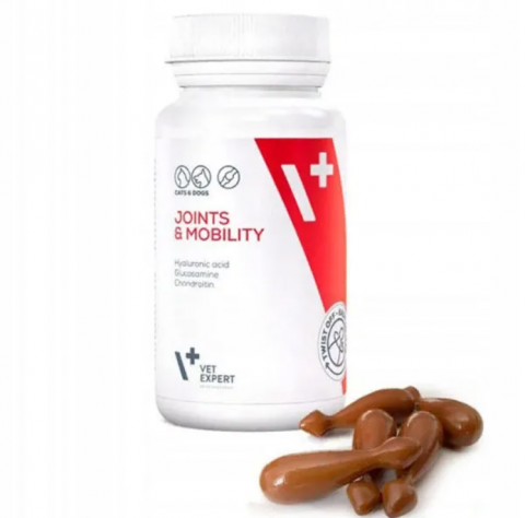 Suplimente si vitamine pisici - Supliment pentru sanatatea articulatiilor la caini si pisici Joint & Mobility, 30 capsule, VetExpert
