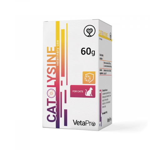 Suplimente si vitamine pisici - VETAPRO CAT LYSINE 60G SUPLIMENT NUTRITIONAL PISICI