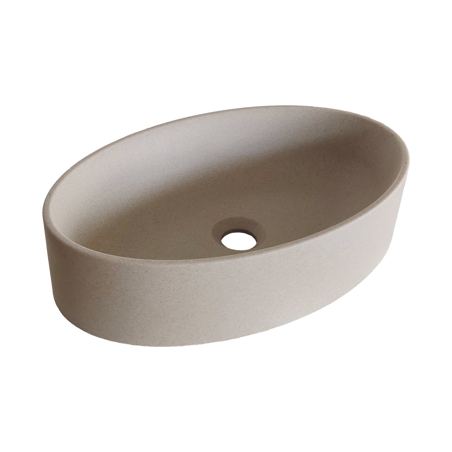 Lavoare baie - Lavoar SanDonna ARONDI Bej, 500x320x120 mm - imagine oficiala 1