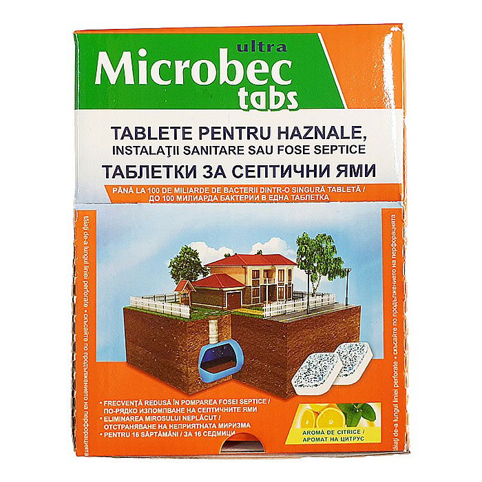 Tableta tratament fose septice haznale Microbec 20gr buc 391 [1]