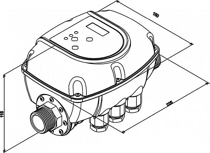 Presostat electronic Brio Top digital Italtecnica [3]