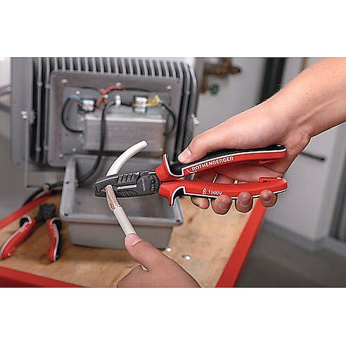 CLESTE ELECTRICIAN DEZIZOLAT VDE 180 MM 1500003167 ROTHENBERGER [3]