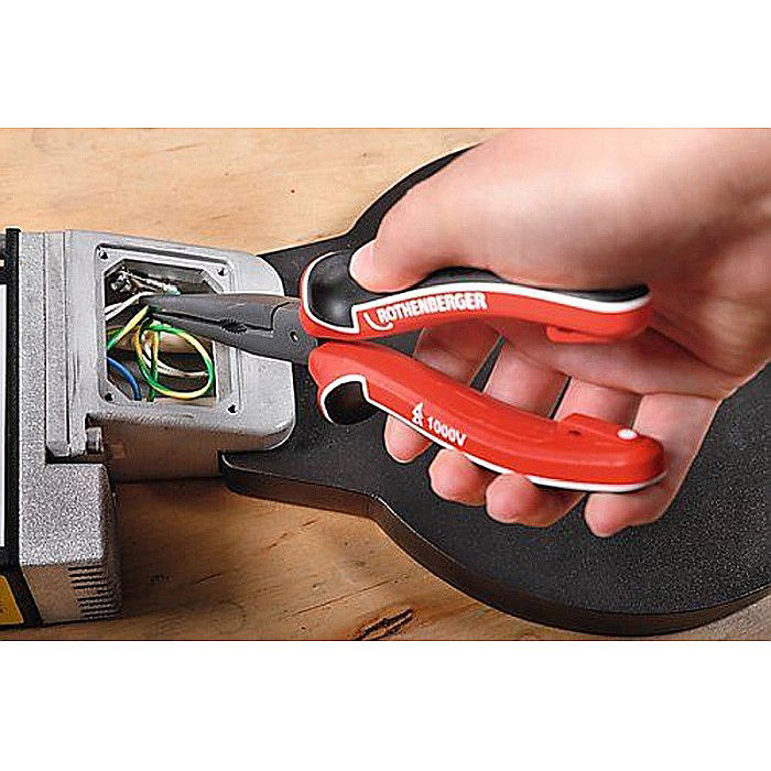 CLESTE ELECTRICIAN COMBINAT CU NAS LUNG VDE 200 MM 1500003168 ROTHENBERGER [2]