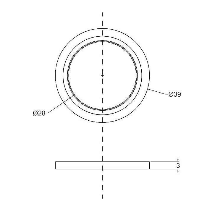 GARNITURA 11/4 BI-POWER GRI/VERDE PENTRU SIFON 180022 BONOMINI [2]