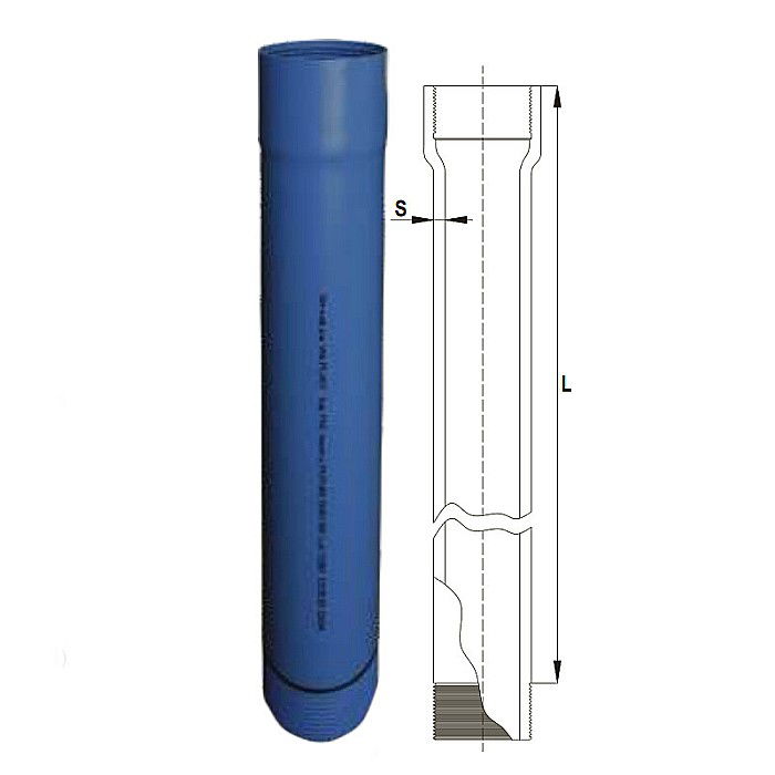 Tubulatura pvc pentru puturi de apa cu mufe filetate r16 160-5ml Springkit [1]