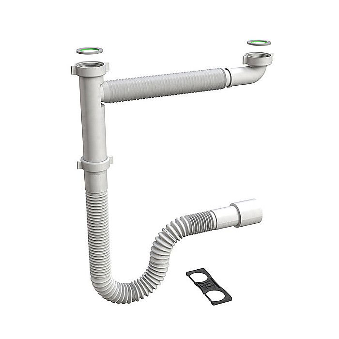 SIFON FLEXIBIL 11/2 CU 2 CAI 40-50 BN 1092  BONOMINI [1]