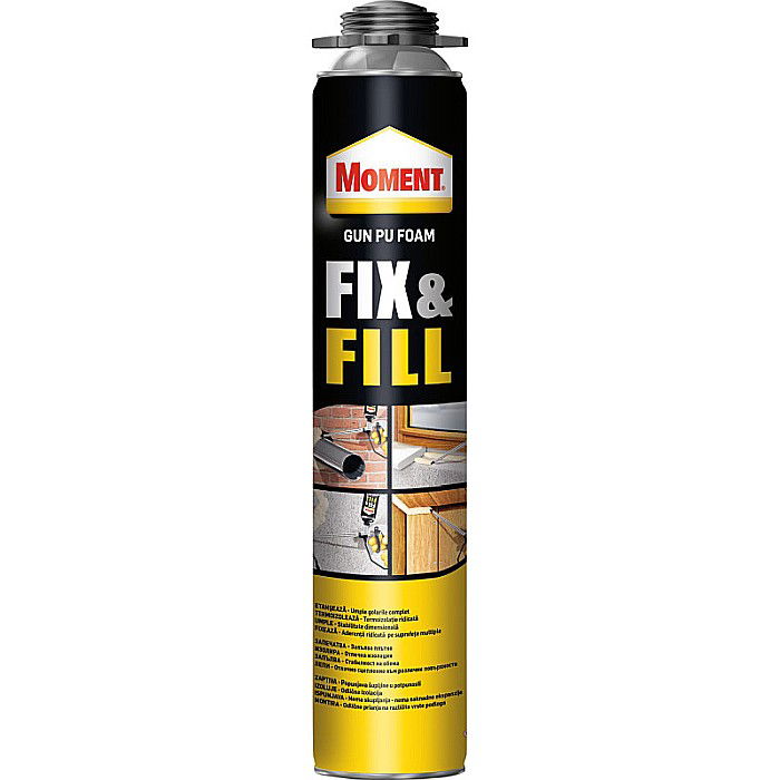 SPUMA PISTOL FIX FILL 700ML POLIURETANICA MOMENT HRO66/1866224 [1]