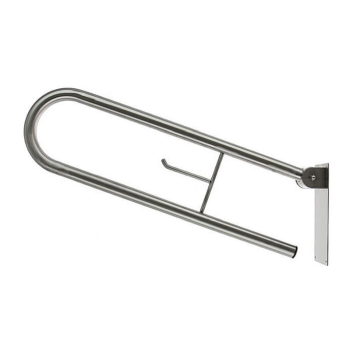 BARA CU PORTHIRTIE RABATABILA HEKO ALB 750 MM PENTRU PERSOANE CU DIZABILITATI BG0800 [2]