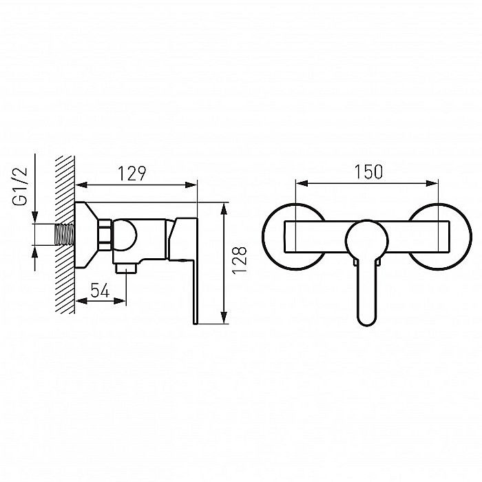 BATERIE PERETE DUS SAVIO BSV7 FERRO [2]
