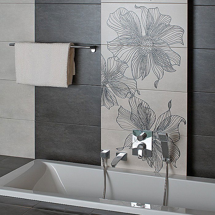 PARA DUS FERRO S110 MOBILA CU FUNCTIE PLOAIE QUADRO CROM [4]