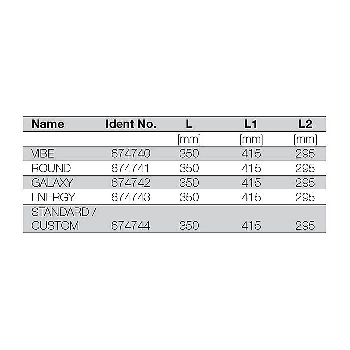 RIGOLA DUS LIV 350MM GRILA INOX GALAXY RAMA INOX 674742 [2]