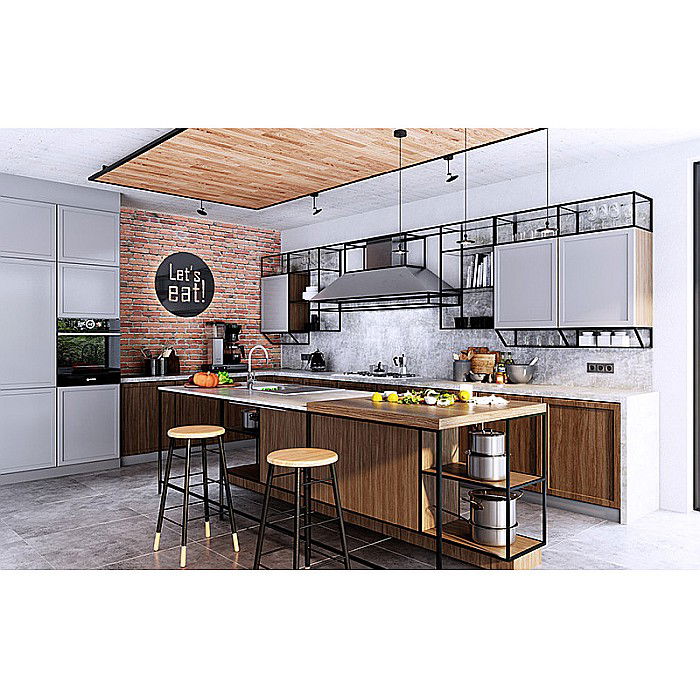 BATERIE BUCATARIE FERRO BZA4W STATIVA CU PIPA FLEXIBILA ZUMBA ALBA [4]