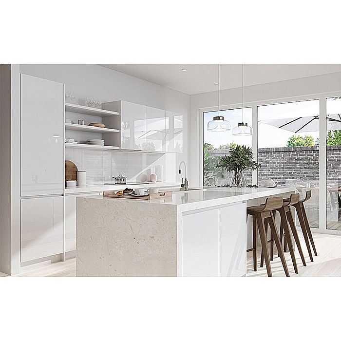 BATERIE BUCATARIE FERRO BZA4W STATIVA CU PIPA FLEXIBILA ZUMBA ALBA [6]