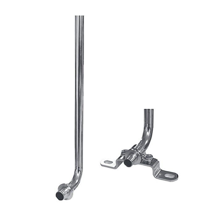 TIJA L CONECTARE LA RADIATOR CUPRU NICHELAT CU SUPORT 16-250 PEX PPSU PEXKIT [1]