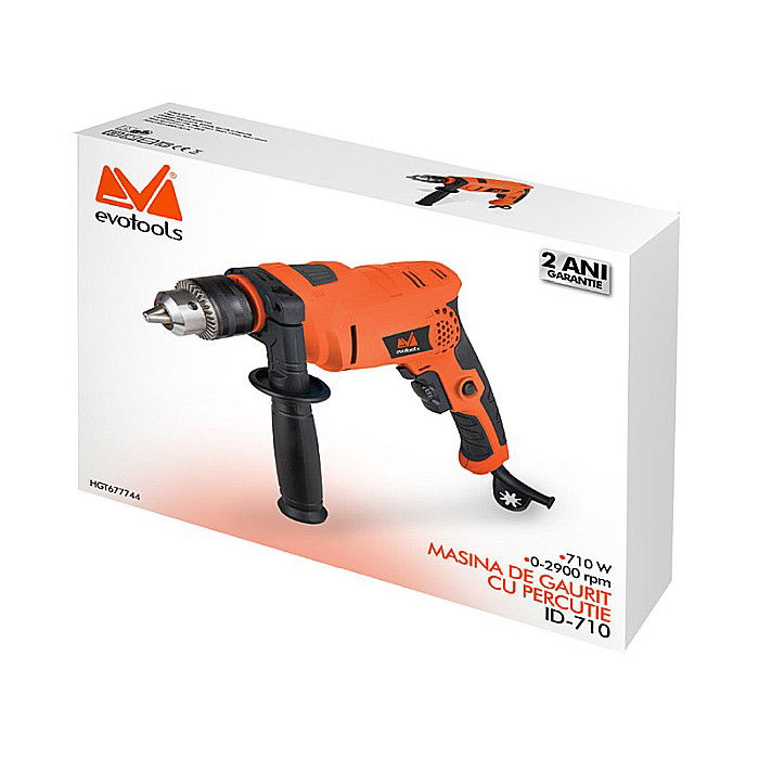 MASINA DE GAURIT CU PERCUTIE 710W 677744 EVOTOOLS [2]