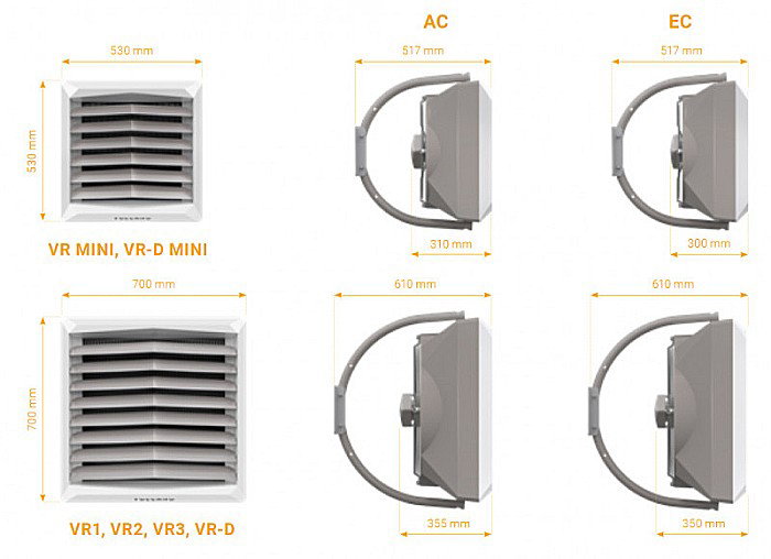 AEROTERMA VTS VOLCANO VR MINI 3-20 KW MOTOR EC [5]