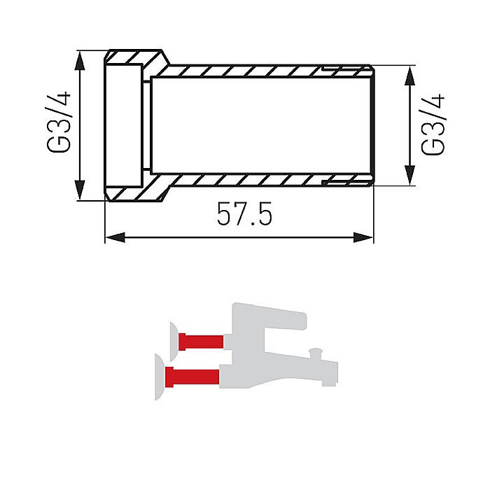 PRELUNGITOR BATERIE 3/4 P480 FERRO [2]