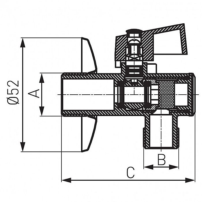 FERRO ROBINET COLT 1/2-3/8 FILTRU Z1238KF [2]