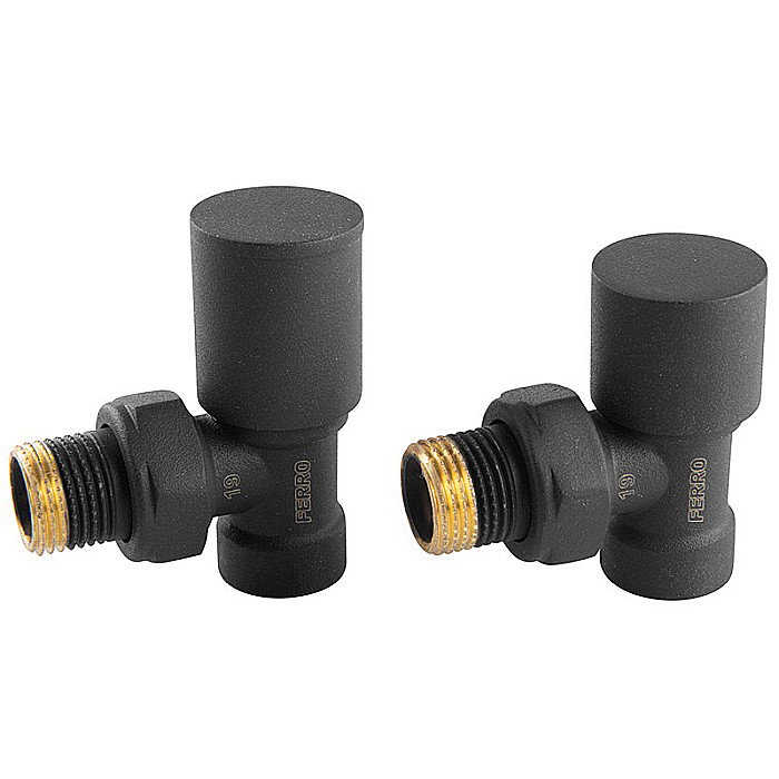 SET ROBINETI CALORIFER TUR RETUR 1/2 FERRO ZGB31AT ANTRACIT [1]