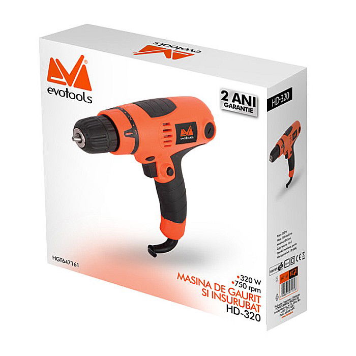 MASINA DE GAURIT SI INSURUBAT HD 320 EPTO 320W 647161 EVOTOOLS [2]