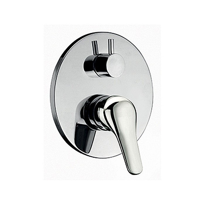 BATERIE MONOCOMANDA INGROPATA TIEMME G05 GAMMA CU DEVIATOR PENTRU CABINA DUS CROM [1]