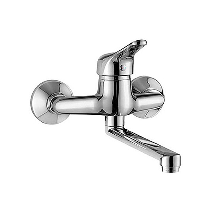 BATERIE MONOCOMANDA DE PERETE SPALATOR TIEMME K03 GAMMA MANETA FRONTALA CROM [1]