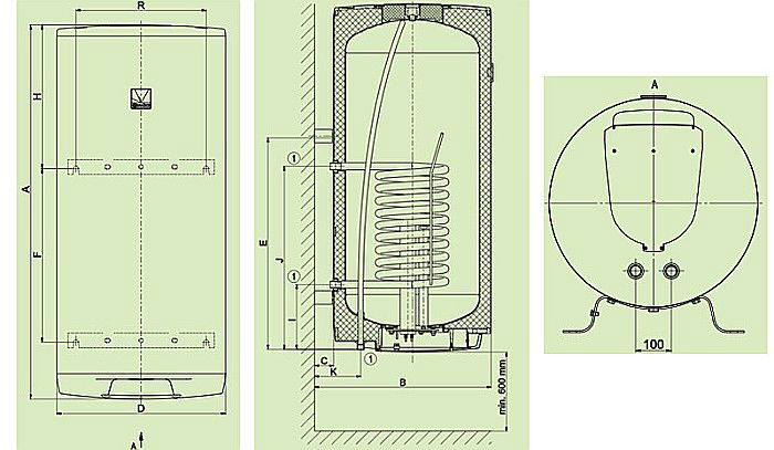 BOILER TERMOELECTRIC DRAZICE OKC 200 LITRI 110720801 [2]
