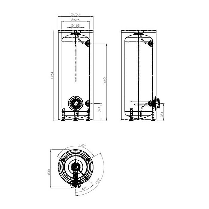 BOILER ELECTRIC ARISTON ARI TI STI 500 EU2 3070547 [2]