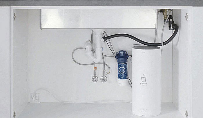 BATERIE BUCATARIE SI BOILER MARIMEA M GROHE RED MONO 30085A01 [7]