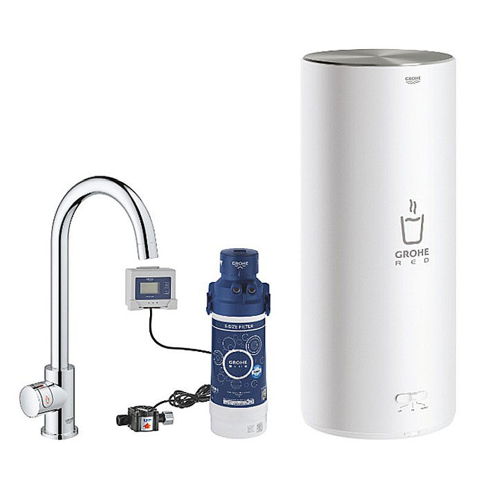 BATERIE BUCATARIE SI BOILER MARIMEA L GROHE RED MONO 30080001 [1]