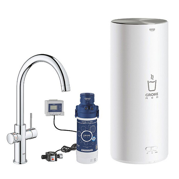 BATERIE BUCATARIE SI BOILER MARIMEA L GROHE RED DUO 30079001 [1]