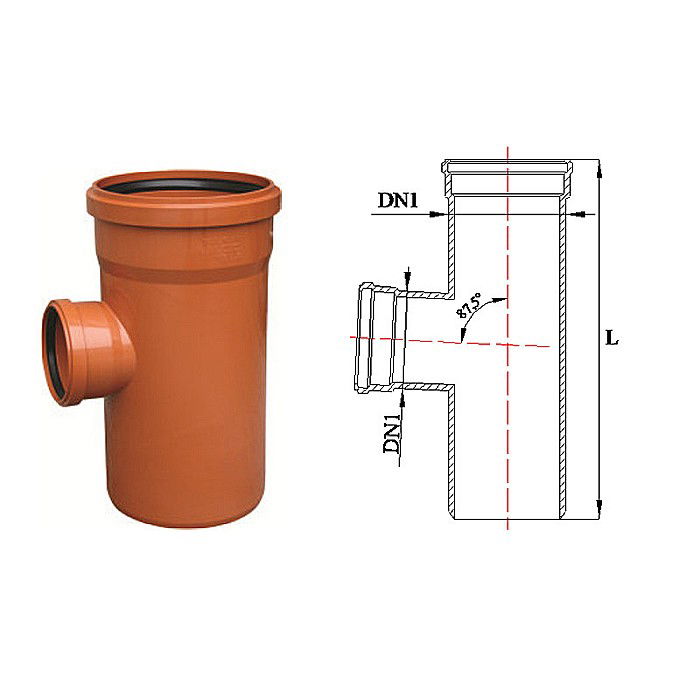 RAMIFICATIE PVC 160-110-90 PORTOCALIE KOMPACTKIT VALROM [1]