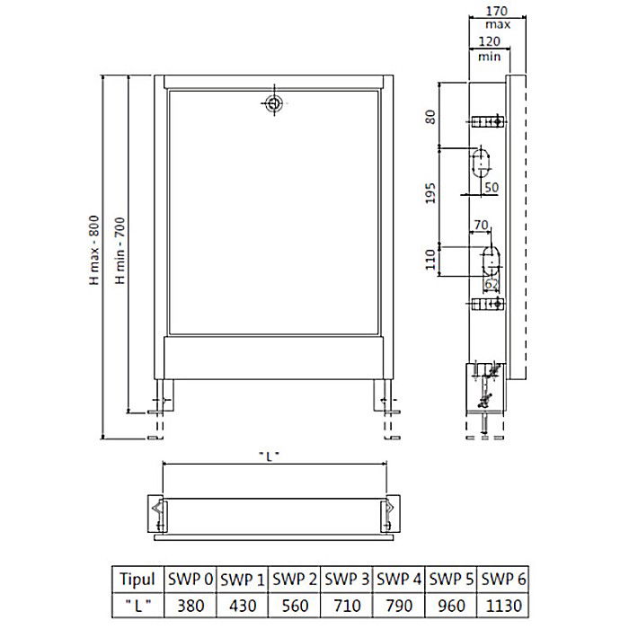 Cutie distribuitor ingropat 12 cai 1130x700-800x120-170 PURMO [2]