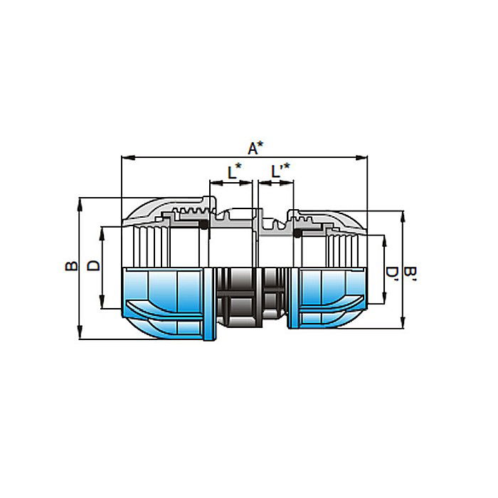 MANSON REDUS 40-25 COMPRESIUNE PE WATERKIT [2]