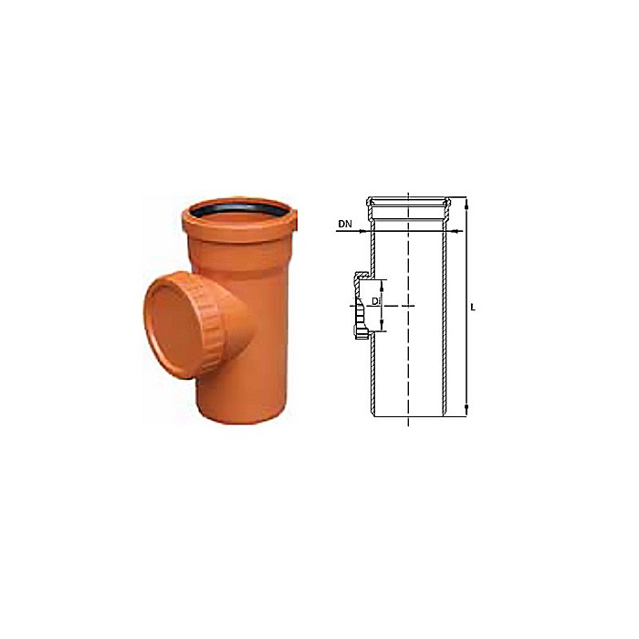 PIESA CURATIRE PVC 110 PORTOCALIU KOMPACTKIT VALROM [1]