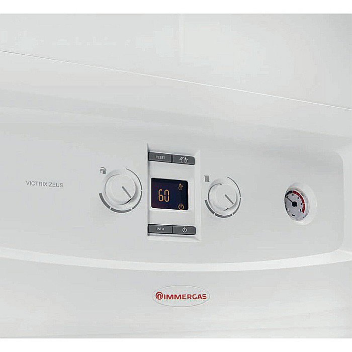Centrala termica pe gaz in condensatie IMMERGAS Victrix Zeus 25kW cu boiler INOX 45 litri, kit evacuare inclus [3]
