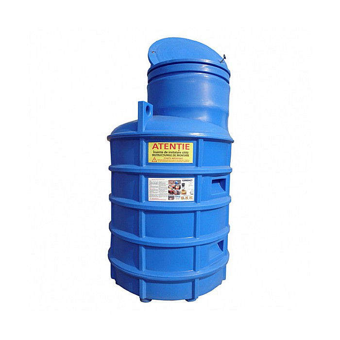 Cabina put camin vane D1100 H2280 cu capac si sistem de inchidere Springkit Valrom 33200110020 [2]