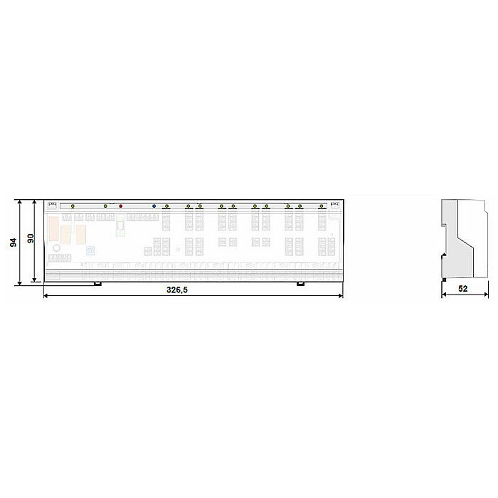 UNITATE CONTROL 6 ZONE INCALZIRE IN PARDOSEALA COMANDA O POMPA SI O CENTRALA TERMICA 220V PEXKIT VALROM [4]