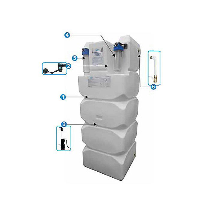 Sistem Rezervor apa Aquapur FSP 500 ioni de argint cu pompa si filtre Aquapur Valhoh Valrom [3]