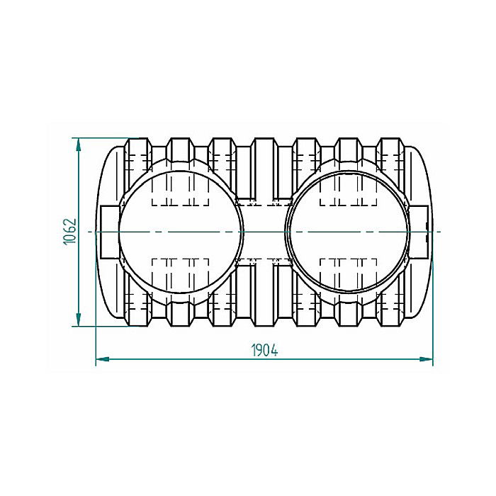 Rezervor apa subteran 1500l fara capac Stockkit Valrom 49020515000 [3]