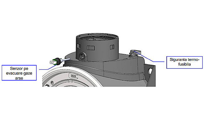 CENTRALA TERMICA PE GAZ ARISTON CARES S 30 IN CONDENSATIE KIT EVACUARE INCLUS 3301638 [7]