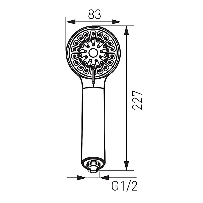PARA DUS FERRO S330 CU 3 FUNCTII CORTESSA CROM [2]