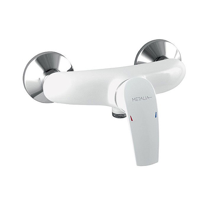 BATERIE DUS FERRO 57060/1.1 PERETE METALIA 57 ALBA CROM FARA ACCESORII [1]