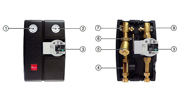 GRUP DE POMPARE REGULUS FARA MIXARE CU POMPA WILO PARA 25-8 CSE 2 F 17936 [3]