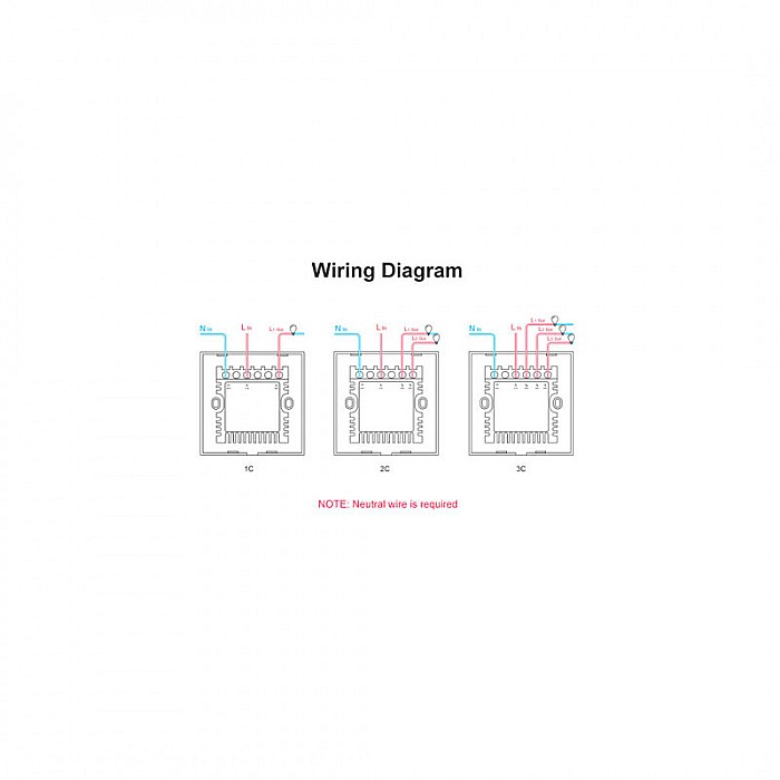 Sonoff t2eu1c-tx touch wifi si rf intrerupator cu 1 canal alb [2]